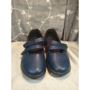 Propet Mary Jane Women's Shoes Twilite Walker W1002 Navy Leather SIZE 8 M(B)